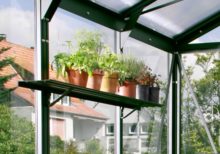 Šiltnamio lentyna tvirtinimui prie sienos